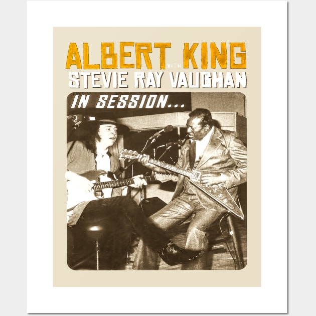 albert king in session Wall Art by palembang punya bacot